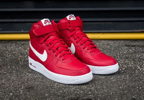 nike air force 1 high herren rot|air force 1 shoes men.